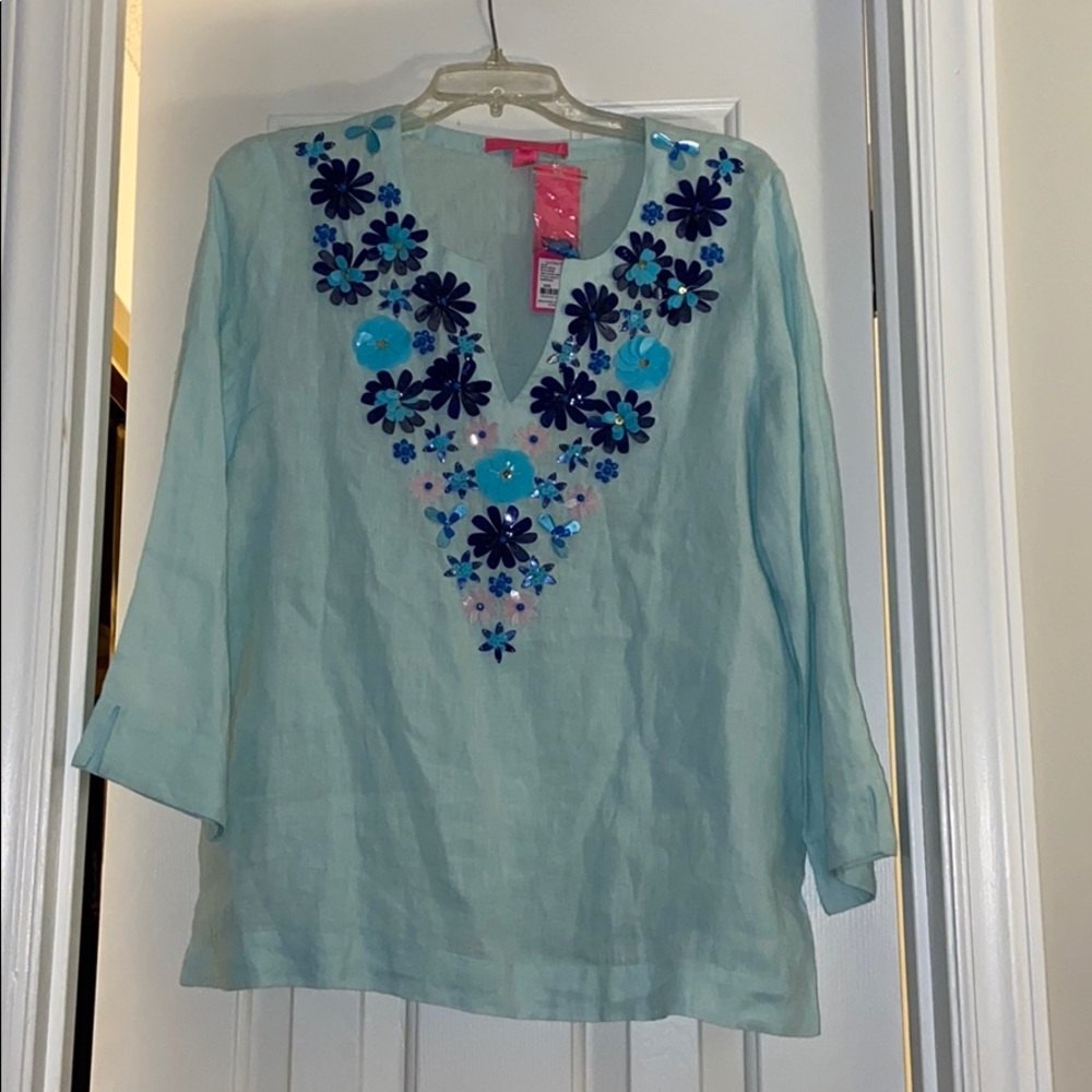 Lilly Pulitzer Amelia Island Tunic Size M